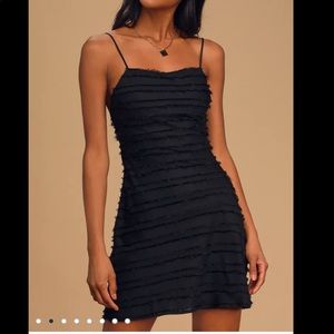 Lulus black mini dress